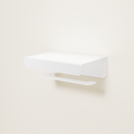 Porte papier toilette avec tablette
